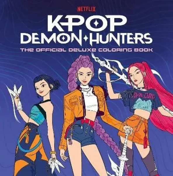 KPop Demon Hunters: The Official Deluxe Colouring Book