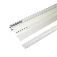 AL profil Stair pro LED pásky, s plexi, 1m