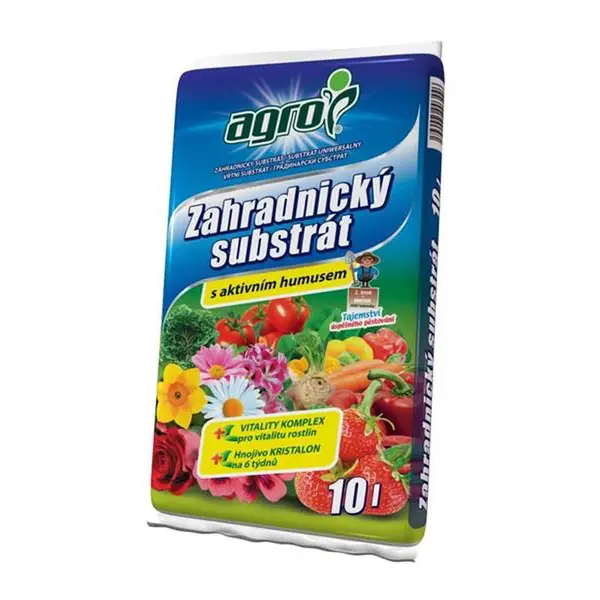 Zahradnický substrát AGRO 10l