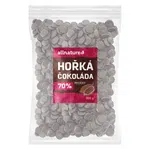 ALLNATURE Hořká čokoláda 70% 500 g