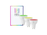 Smart LED žárovka GU10 4,8W RGB+CCT IMMAX NEO 07777C ZigBee Tuya sada 3ks