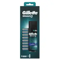 GILLETTE Mach3 Náhradní hlavice 8 ks + Mach3 Comfort Gel na holení 200 ml