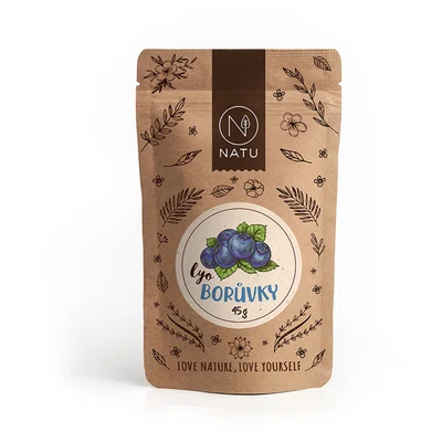 NATU Lyofilizované borůvky 40 g