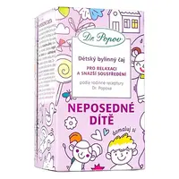 DR. POPOV Dětský bylinný čaj neposedné dítě 20 x 1.5 g