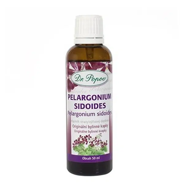 DR. POPOV Pelargonium sidoides bylinné kapky 50 ml
