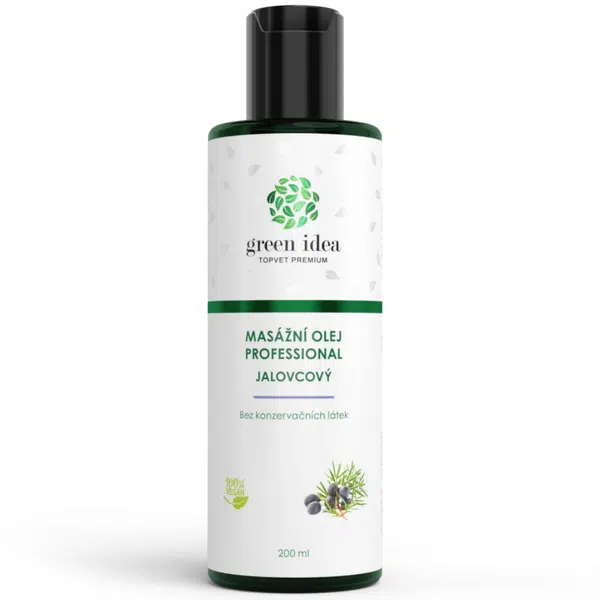 GREEN IDEA Jalovcový masážní olej professional 200 ml