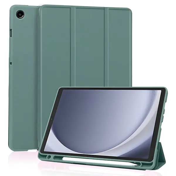 Techsuit Flex Trifold pouzdro, Samsung Galaxy Tab A11 / A9, zelené