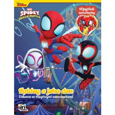 Zábava se třpytivými samolepkami Spidey