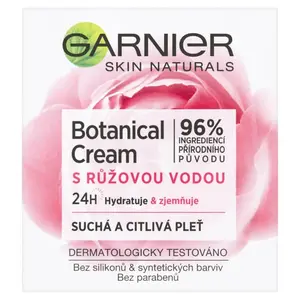 GARNIER Skin Naturals Botanical Krém s růžovou vodou 50 ml