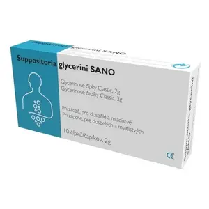 SANO Classic glycerinové čípky 2g 10 kusů