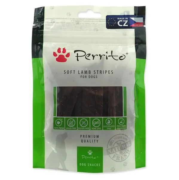 PERRITO Lamb soft stripes pochoutka pro psy 100 g