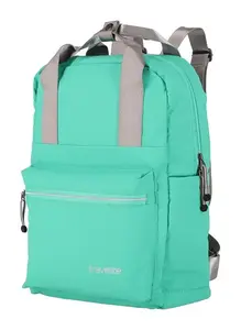 Městský batoh Travelite Basics Canvas Backpack Green