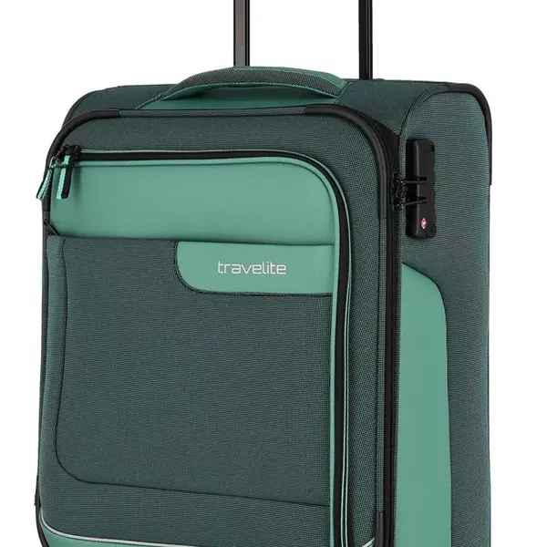 Kufr do letadla 55x40x20 Travelite Viia 4w S Green