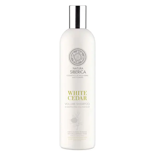NATURA SIBERICA Šampon pro větší objem Bílý cedr 400 ml
