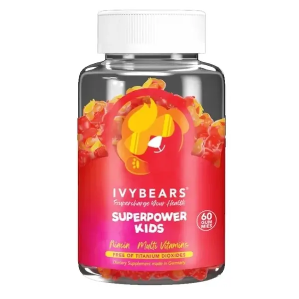 IVYBEARS Superpower kids vitamíny pro děti 60 kusů