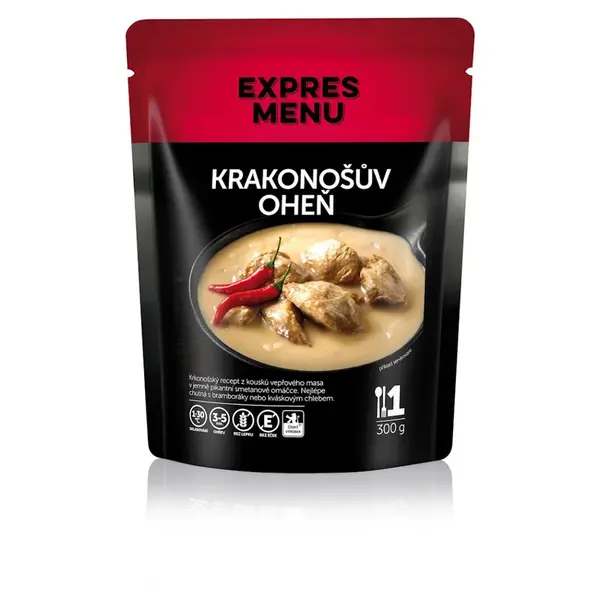 EXPRES MENU Krakonošův oheň bez lepku 1 porce
