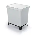 Koš odpadkový SYSTEMA popelavý 2x10l