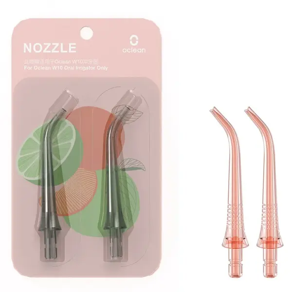 OCLEAN Náhradní trysky ústní sprchy N10-W10 Růžové 2 kusy