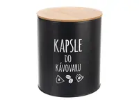 Dóza ORION Black Kapsle do kávovaru 16cm