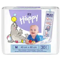 BELLA HAPPY Baby dětské hygienické podložky 40x60 cm 30 kusů