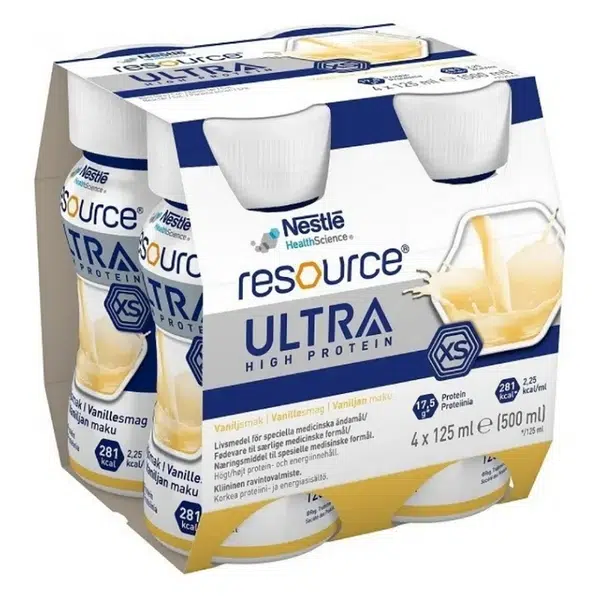 RESOURCE Ultra hight protein vanilkový 4 x 125 ml