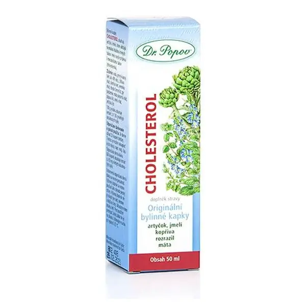 DR.POPOV Kapky bylinné cholesterol 50 ml