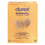 DUREX Sensual extra lube 20 kusů