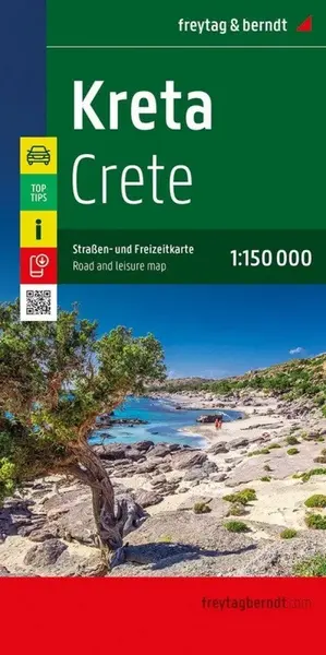 Kréta 1:150 000 / automapa + volnočasová mapa