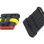 Konektor se zdířkou DJ7051-1.5-11+DJ7051-1.5-21 5P vodotěsný