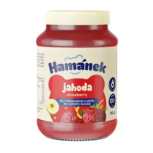 HAMÁNEK Jahoda 100% ovoce 6m+ 180 g
