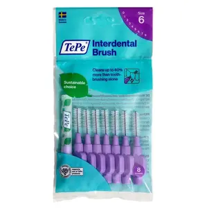TEPE Mezizubní kartáčky fialové 1,1 mm v sáčku 8 ks