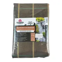 Tkaná textilie svahovka ROSTETO 2x5m černo-hnědá