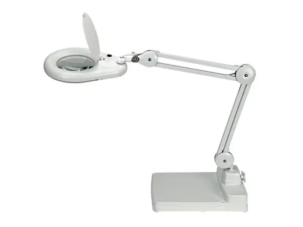 Lupa stolní GETI GDM15 (podstavec) - rozbaleno - poškozená spodní plocha krabice