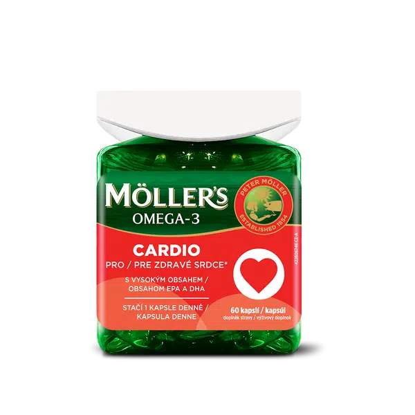 MÖLLER'S Omega-3 cardio 60 tobolek