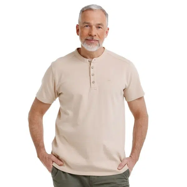 Bushman Pánské tričko Gutu, pískově hnědé XXXL