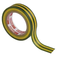Páska izolační PVC 15mm/10m zelenožlutá EMOS 1ks