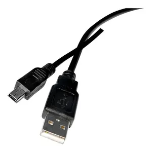 Kabel TIPA USB 2.0 A/Mini USB 1,8m černý