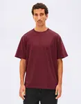 Tričko Armedangels Maarkos Heavy Weight 3639 velvet red
