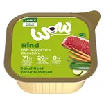 WOW Hovězí s karotkou adult paštika pro dospělé psy 150 g