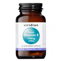 VIRIDIAN Nutrition Vitamin E 330 mg 400 I.U. 30 kapslí