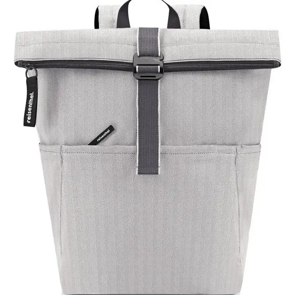 Roll-up batoh Reisenthel Rolltop Backpack Herringbone Grey