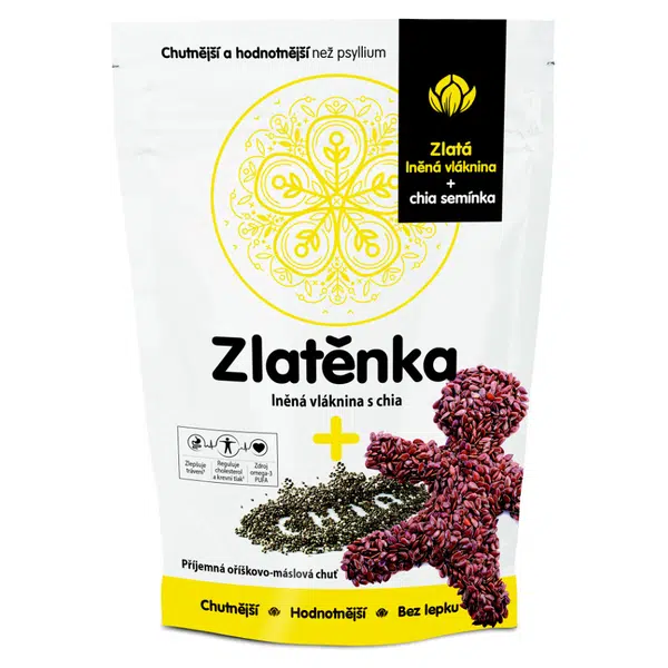 ZLATĚNKA lněná vláknina a chia 300 g