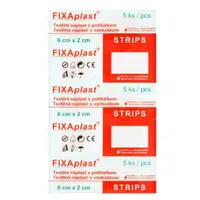 FIXAPLAST Strip Náplast 6 x 2 cm 5 kusů