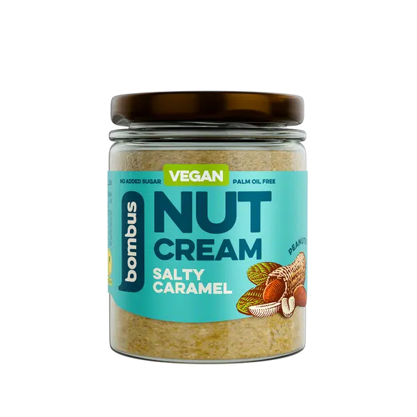 BOMBUS Nut arašídový krém slaný karamel 300 g