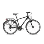 Pánské trekingové kolo Kross Trans 4.0 28" - model 2021 M (19") černá/šedá