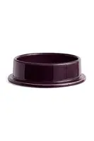 Dekorativní svícen HAY Column 12,8 x 3 cm vínová barva