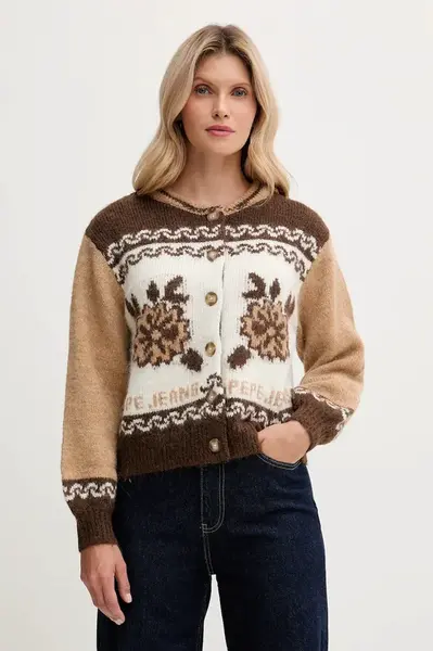 Kardigan s prímesou vlny Pepe Jeans