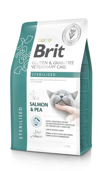 Brit Veterinary Diet Sterilised suché krmivo pro kočky 5 kg