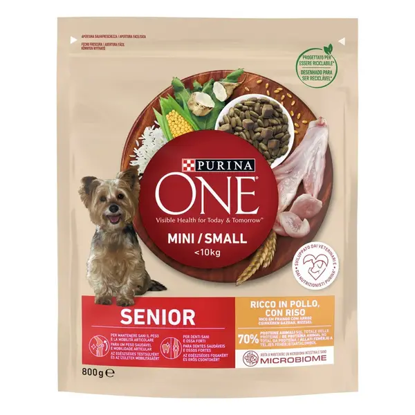 Purina ONE Mini Senior granule pro psy 0,8 kg