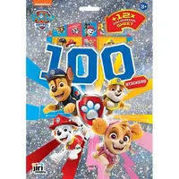 100 samolepiek s maľovankovými listami Labková patrola